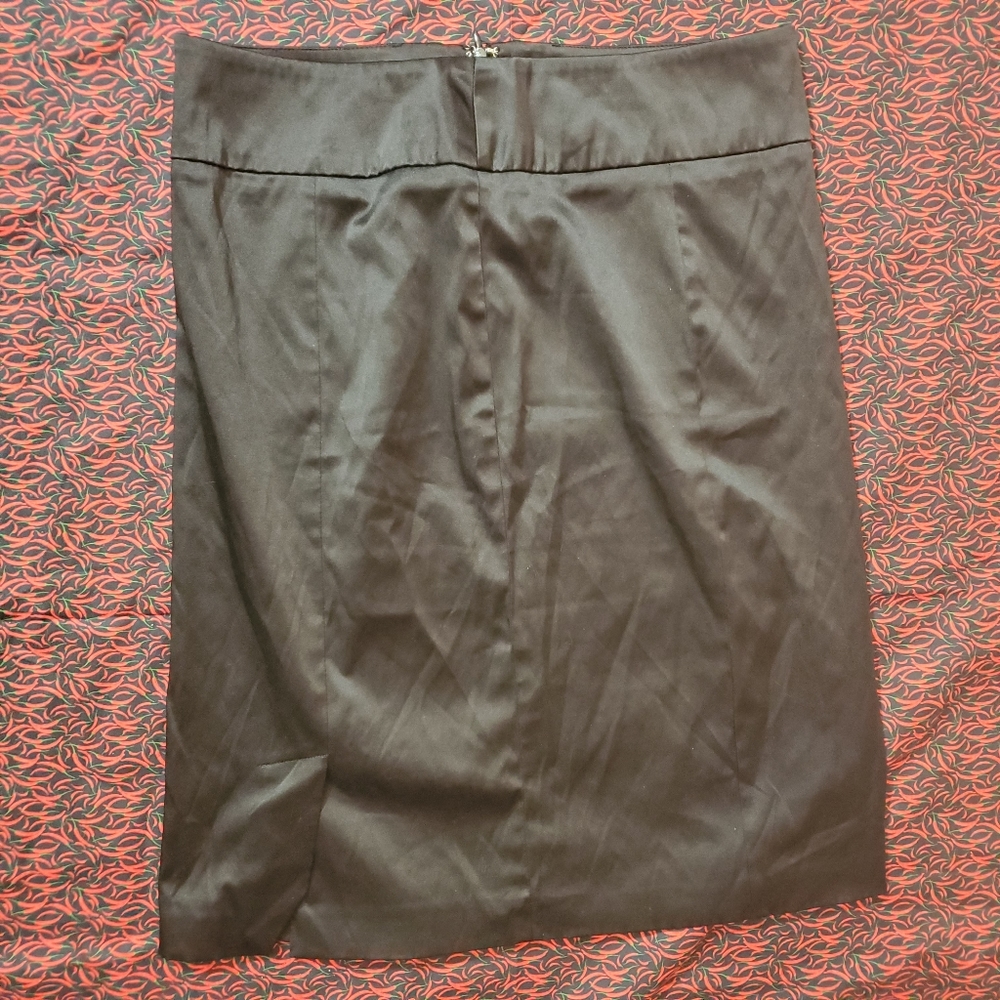 🌹Pleated Black Silk Dress Skirt 🌹